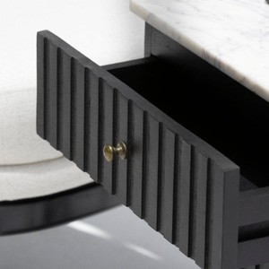 โต๊ะข้างเตียงวานดานา โอไรออน สเตลลาร์ ท็อปหินอ่อน ดีไซน์หรูหราทันสมัย - Product Image 5