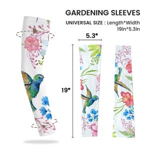 ปลอกแขนกันแดด UPF50+ ผ้าไหมน้ำแข็ง ปลอกแขนเย็นสำหรับเล่นกีฬากลางแจ้ง ป้องกันรังสียูวี กันลื่น - Product Image 2