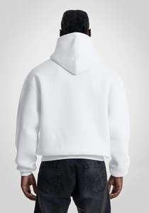 Fournisseur de sweats à capuche surdimensionnés personnalisés OEM avec impression en relief 3D, 100% coton, 475 GSM, qualité supérieure, épaules tombantes, style Y2K - Product Image 4