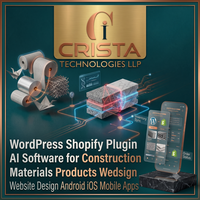 Logiciel IA pour WordPress et Shopify : Plugin pour le design de sites web de produits de matériaux de construction, applications mobiles Android/iOS, IA, CRM et e-commerce