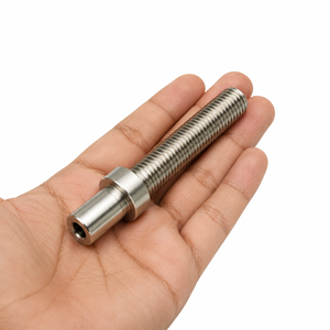 แกนเกลียวโลหะแบบกำหนดเอง ผลิตด้วยเครื่อง CNC ความแม่นยำสูง สำหรับอุปกรณ์อุตสาหกรรม M12x1.25,M12x1.5,M14 - Product Image 4