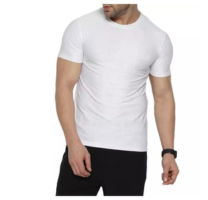 Custom High Quality Heavyweight Cotton Tshirt Streetwear <b>Mens</b> Printing Gym Tshirt - Product Image 5