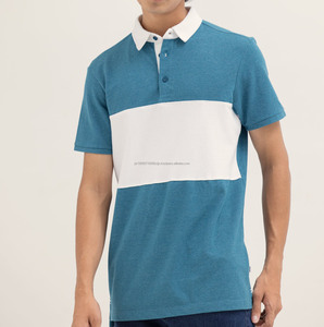 Nueva llegada Polo camisa hombres sólido Casual algodón Polo suelta de gran tamaño de manga corta hombres Polo camiseta ropa - Product Image 4