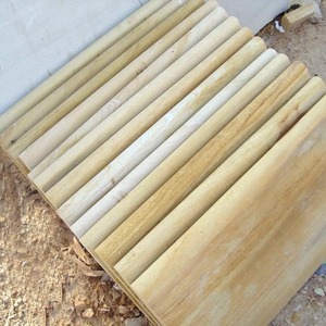 Dalles et carreaux en pierre naturelle de teck jaune durable pour l'architecture de style patrimonial - Product Image 2