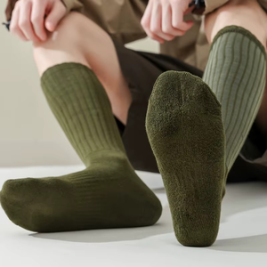 Premium Everyday Knit Crew <b>Socks</b> <b>Soft</b> Touch Fabric Comfortable Stretch Fit Daily Wear Clothing Accessory Essential Product - Product Image 5
