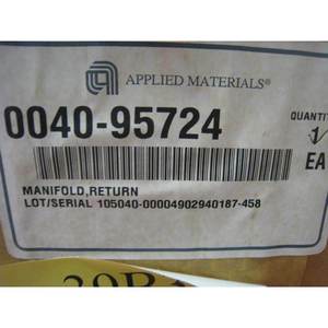 NEW AMAT 0040-95724 MANIFOLD RETURN - อุปกรณ์และอะไหล่เซมิคอนดักเตอร์ระดับโลกที่เชื่อถือได้ - Product Image 1