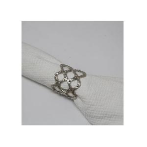 Porte-serviettes moderne en aluminium noir, design durable et écologique, idéal pour la décoration de mariage, les restaurants, vente en gros. - Product Image 6