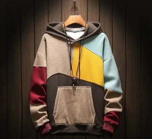 Spring New Classic Fashion Trend Solid Quarter <b>Zip</b> Men's Casual Plus Size Fleece Thickened Warm Windproof 100% Cotton - Product Image 1