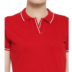 Camiseta Polo de Manga Corta con Logotipo Personalizado para Mujer, Transpirable, Informal, para Golf, Venta al Por Mayor - Product Image 3