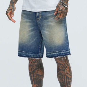 Pantalones Cortos de Mezclilla para Hombre, Cómodos y Juveniles, con Logotipo Personalizado, Casuales, de Alta Calidad, Simples, de Algodón - Product Image 5