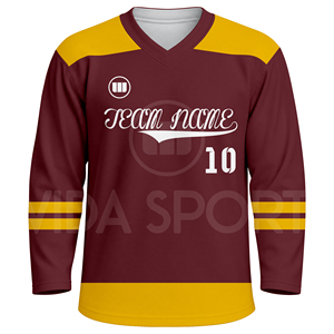 Uniforme de Hockey sobre Hielo Estilo Americano, Conjunto de Jersey de Hockey Sublimado Personalizado, Ropa Deportiva Premium para Equipos, Fabricante Directo de Fábrica - Product Image 2