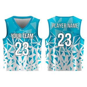 Nouveau maillot de basket-ball pour homme personnalisable, sans manches, anti-rides, respirant, de qualité supérieure, réversible - Product Image 6