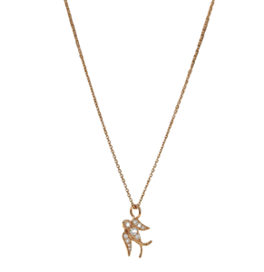 Collar con Colgante de Diamante de Laboratorio Redondo de Diseño Exclusivo, Oro Sólido de 14K y 18K, Joyería Minimalista, Collar con Dije Delicado - Product Image 1