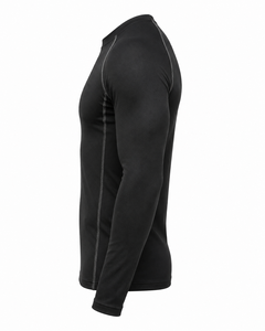 Free Fight Industry Men's Full Sleeve Rash Guard Black Quick Dry Breathable Eco-Friendly UPF50+ Anti-Bacterial 140g - Product Image 5