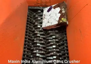 Broyeur de canettes UBC à double arbre, capacité de broyage de 1500 kg/h, pour applications industrielles, broyeurs de métaux de rebut - Product Image 4