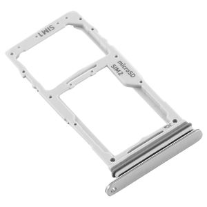 Vassoio per scheda SIM e MicroSD Samsung Galaxy S10 Lite Argento G770F - Pezzo di ricambio - Product Image 1