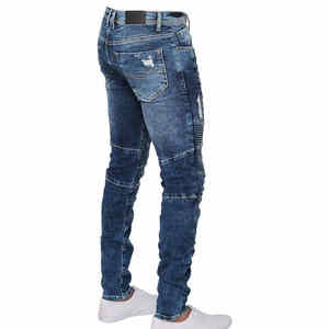 กางเกงยีนส์เดนิมยืดแบบสั่งตัดสำหรับผู้ชาย ระบายอากาศได้ดีและยืดหยุ่นเพื่อความสบายและการเคลื่อนไหว ปี 2025 - Product Image 4