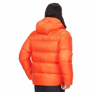 Wholesale Custom Logo Front <b>Hooded</b> 100% Polyester <b>Men</b> <b>Puffer</b> <b>Jacket</b> Waterproof Breathable Outdoor Winter Use - Product Image 2