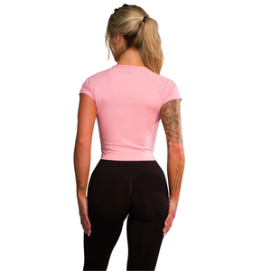 Camiseta Deportiva para Mujer, Manga Corta, Ajuste Elástico, Tela Suave y Ligera, Ropa Deportiva Informal para el Día a Día, Ropa de Gimnasio - Product Image 2