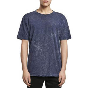 T-shirt en coton délavé à l'acide, coupe oversize, style vintage usé, nouveau modèle, streetwear pour hommes, vente en gros - Product Image 1