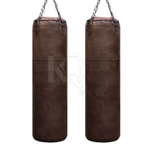 Saco de Boxeo de Cuero Resistente para Entrenamiento Avanzado, Diseñado para Boxeo, Fitness y Entrenamientos de Fuerza, con Núcleo Absorbente de Impactos y Exterior Duradero - Product Image 2