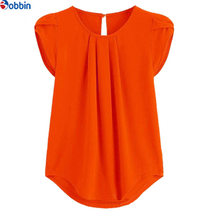 Camisetas sin Mangas Plisadas para Mujer, Nueva Colección, Color Sólido, Estilo Vintage, Verano, Personalizadas para Vacaciones - Product Image 1