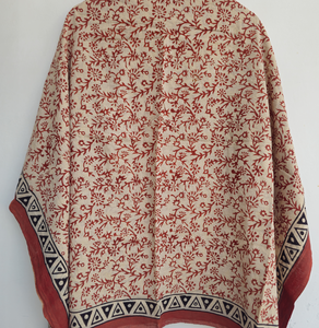 Wholesale Hand Block Print Beach <b>Sarong</b> Soft Voile Fabric Summer Pareo Natural Organic Color 100%Cotton Ethnic Beach Bikini <b>wrap</b> - Product Image 3