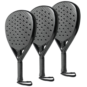 Raquette de paddle en fibre de carbone de haute qualité 24k 12k 3k, forme goutte d'eau, raquettes EVA, professionnels, durables, utilisation universelle - Product Image 5