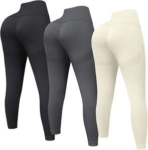 Leggings de sport pour femmes, taille mi-haute, élastiques, anti-UV, écologiques, respirants, sans coutures, en Spandex/Nylon 220g - Product Image 2