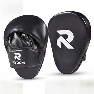 BLAZE FIGHT WEAR Gants de frappe et coussinets de frappe en cuir PU pour l'entraînement aux arts martiaux (Karaté, Jiu-Jitsu) - Product Image 1