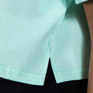 Camiseta Corta para Mujer, Estampada, Cuello Redondo, Algodón, Transpirable, Ecológica, Comprimida - Product Image 5