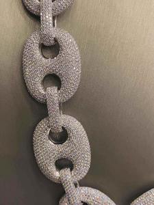 Collar de Cadena con Diamantes Chapado en Oro de 18K de Alta Calidad para Fiestas, Bodas y Uso Diario, Disponible a un Precio Accesible - Product Image 2