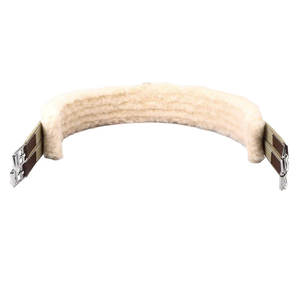 Sangle de selle de cheval en fausse fourrure douce personnalisée, sangle élastique haute résistance, équipement équestre - Product Image 3