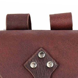 Pochette en cuir médiévale historique, accessoire de costume vintage, sacoche en cuir médiévale faite à la main, sac de costume historique - Product Image 5