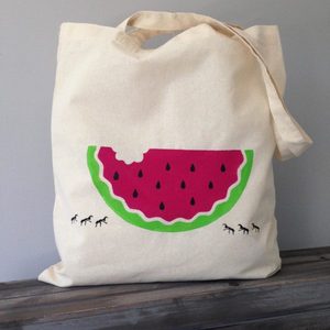 Sac fourre-tout en toile grande taille avec imprimé lettres, sac de courses à poignée longue, sac en toile pour l'épicerie, usage quotidien - Product Image 2