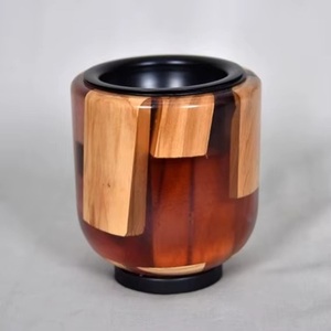 Porte-encens Minimaliste Fait Main en Bois d'Acacia et Résine Écologique, Finition Premium, Élégant, Religieux, Tendance Toutes Saisons 2026 - Product Image 6