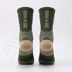 Crew Athletic <b>Socks</b> Green Breathable Polyester Spandex <b>Running</b> Support Men Women Summer Sport <b>Socks</b> - Product Image 2
