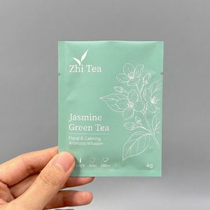 Bolsa Plana Personalizada para Soluciones de Empaque de Té |   Material Plástico Laminado Mate de Tamaño Pequeño |   Corte de desgarre para sellado térmico |   Vietnam - Product Image 4