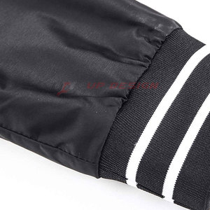 Custom Made Design Breathable Eco-Friendly Stand Collar Comfortable Bomber <b>Jacket</b> Men Long Sleeves Full Zipper Winter <b>Jacket</b> - Product Image 5