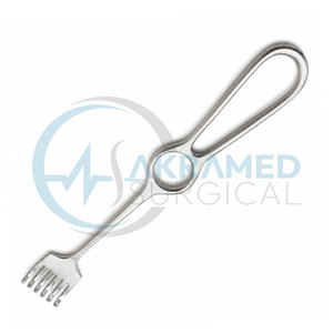 เครื่องมือผ่าตัดคุณภาพสูง Volkmann Retractor ขนาด 8.5 นิ้ว 6 แฉก ทำจากเหล็กกล้าไร้สนิมคมกริบ ได้รับการรับรองมาตรฐาน CE ใช้ซ้ำได้ - Product Image 6