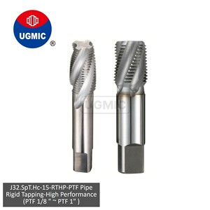 J32.SpT.Hc-15-R.T.H.P-PTF1/4" 3/8" 1/2" 3/4" 1" -PTF ท่อไดร์ซีล, ไดร์ซีล, เกลียว - ลายเกลียวแบบเกลียววน - ต๊าป HSS-Co - ก้านเจียร JIS - Product Image 1