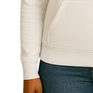 Women's White Bling Hoodie Casual <b>Long</b> <b>Sleeve</b> Pullover Everyday Streetwear Comfortable Lifestyle Fashion Clothing <b>Top</b> - Product Image 2