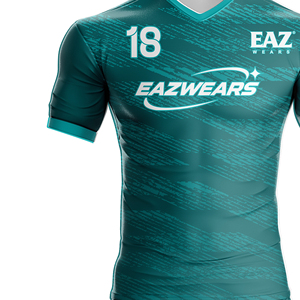ชุดฟุตบอลกางเกงขาสั้นเสื้อเจอร์ซีย์แห้งเร็วระบายอากาศได้ดีชุดแข่งขันฟุตบอลออกแบบได้ตามต้องการ - Product Image 2