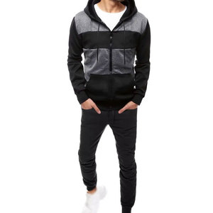 New Style <b>Men</b> <b>Track</b> <b>Jacket</b> And Jogger Set Full Zip Activewear Streetwear Low MOQ OEM ODM Supplier - Product Image 1