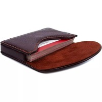 Dompet Kulit Tempat Kartu Kustom Mewah Berkualitas Tinggi Modern Grosir Pasokan Massal