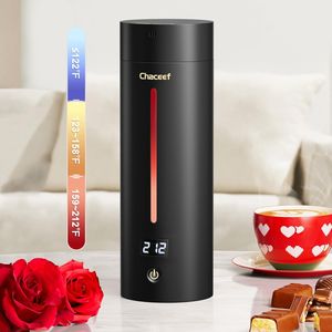 Hervidor Eléctrico Portátil de Viaje de 350 ml, 5 Ajustes Preestablecidos Variables, Hervidor de Agua Caliente de Acero Inoxidable 304 - Product Image 1