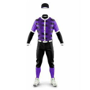 Custom Jersey Youth and Adults Sizes Wholesale Uniform Factory Price Team Wear Players Uniform <b>Baseball</b> Softball Uniform Suit - Product Image 2