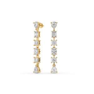Pendientes de Diamantes de Laboratorio con Corte Elegante de 2.78 Quilates, Oro de 10K y 14K, Estilo Sofisticado y Ligero, Proveedor de Joyería al por Mayor B2B para Boutiques - Product Image 1