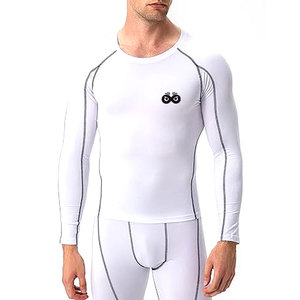 Chemises de compression pour hommes, prix d'usine, légères, séchage rapide, logo personnalisé imprimé, vente en ligne - Product Image 2