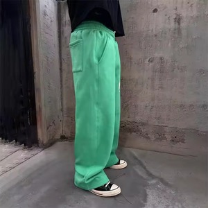Custom Streetwear Baggy Jogger Pants Men Lightweight French Terry Sweatpants <b>Drawstring</b> Casual <b>Trousers</b> Fit - Product Image 5